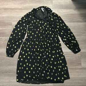 Black and gold short dress 👗✨